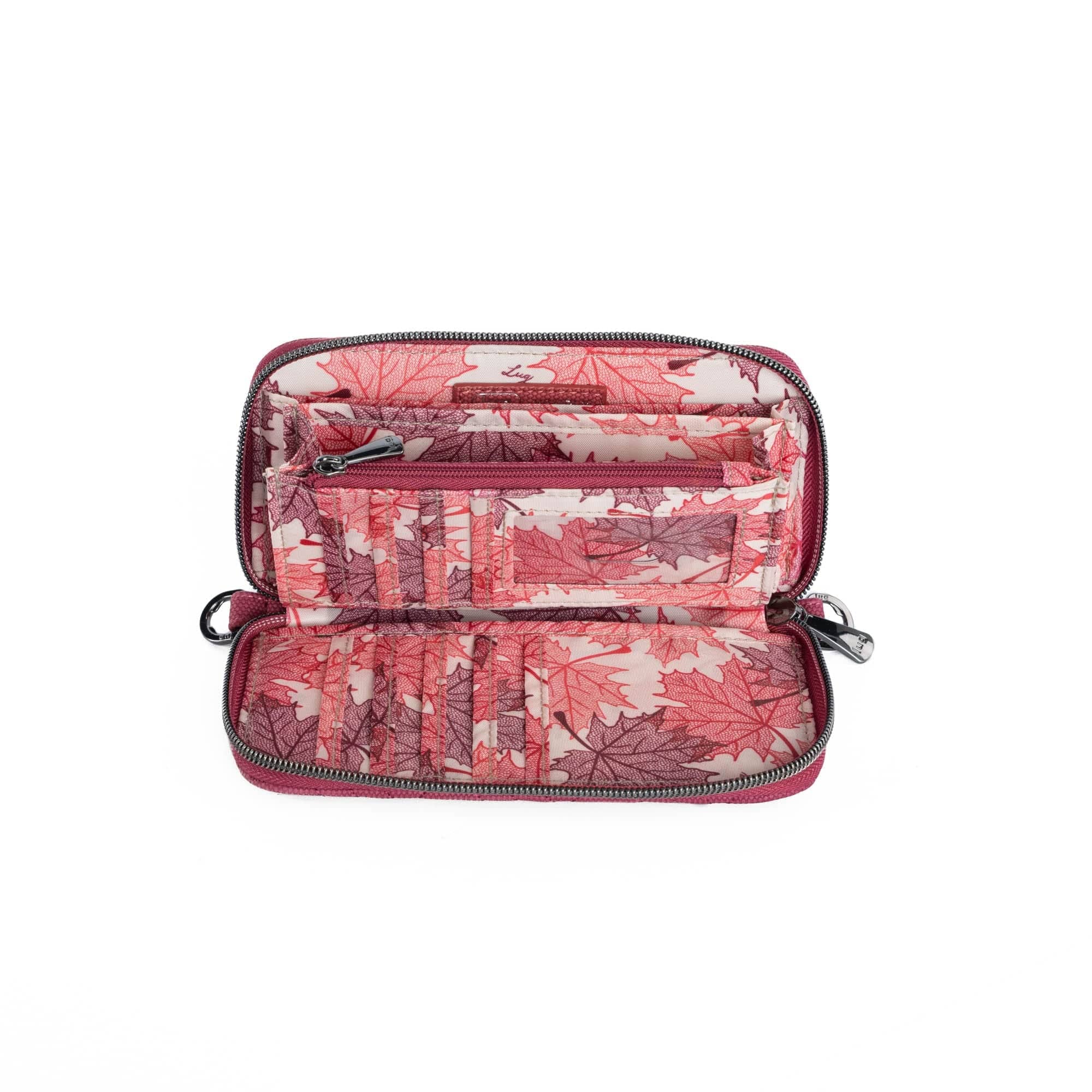 Whirly Matte Luxe VL RFID Wristlet Wallet - ROSEWOOD RED - WhirlyML_Rosewood_05